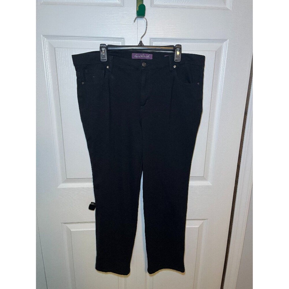 Gloria Vanderbilt Black Pants Women’s Size 16W Stretch Classic